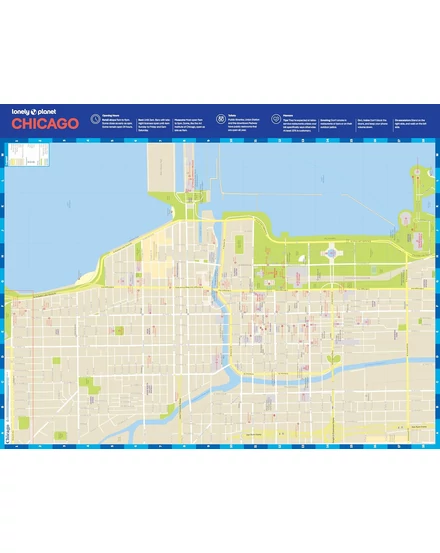 Cartographia Chicago laminált térkép 9781787016750