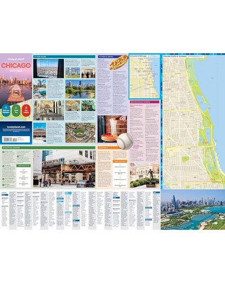 Cartographia Chicago laminált térkép 9781787016750