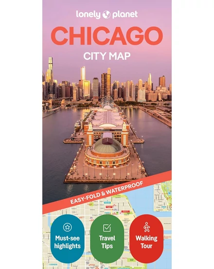 Cartographia Chicago laminált térkép 9781787016750