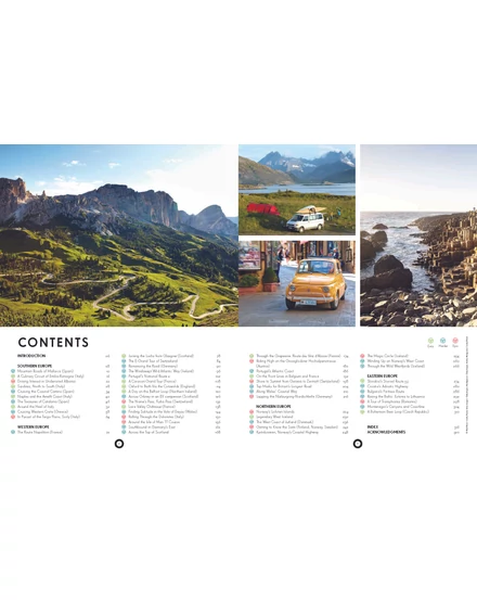 Cartographia Európa (Epic Road Trips) útikönyv Lonely Planet (angol)-9781838695095