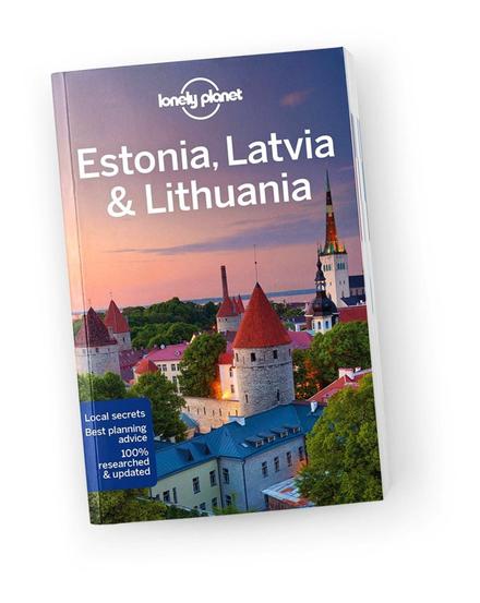 Cartographia Észtország, Lettország és Litvánia útikönyv Lonely Planet (angol) 9781788688208