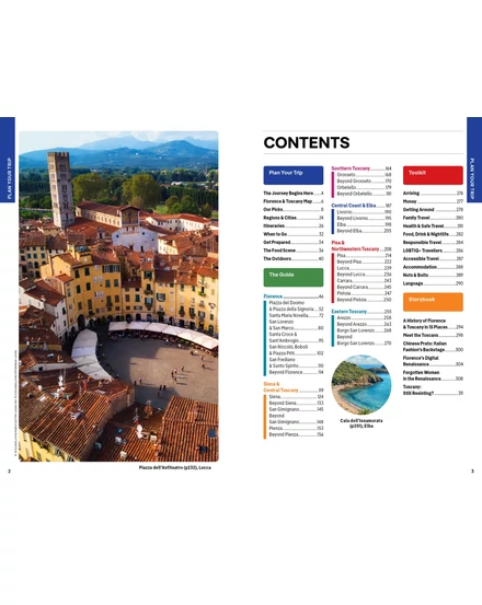 Cartographia Firenze és Toszkána útikönyv Lonely Planet (angol)-9781837583362