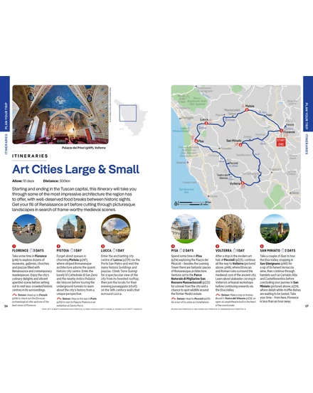 Cartographia Firenze és Toszkána útikönyv Lonely Planet (angol)-9781837583362