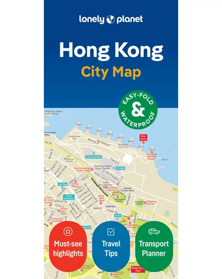 Cartographia Hong Kong laminált térkép 9781787015777