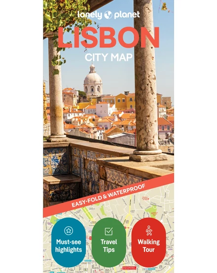Cartographia Lisszabon laminált térkép 9781787017054