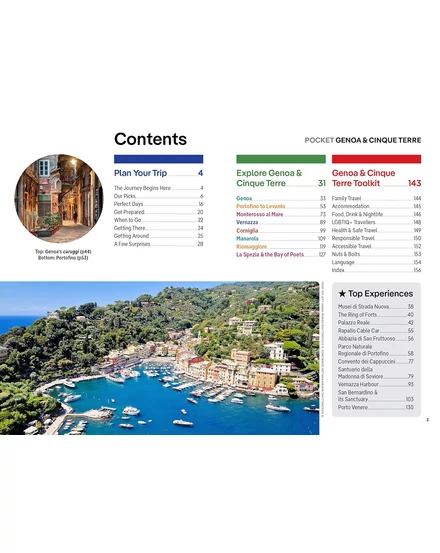 Cartographia Genova és Cinque Terre Pocket útikönyv Lonely Planet (angol) 9781788684125
