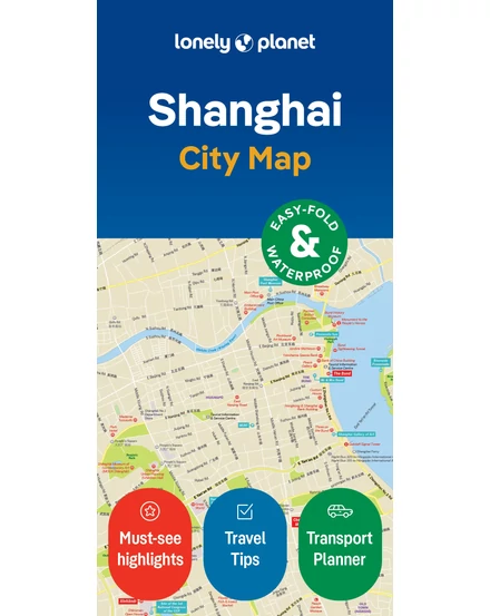 Cartographia Shanghai laminált térkép 9781787016477