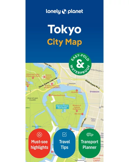 Cartographia Tokió laminált térkép 9781787017849