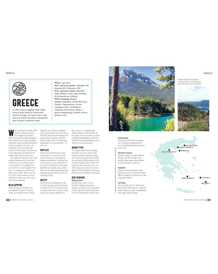 Cartographia Európa (Under the Stars - Europe) kemping útikönyv Lonely Planet (angol)-9781838694975
