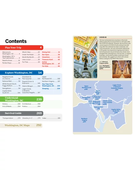 Cartographia Washington DC útikönyv Lonely Planet (angol)-9781787016866