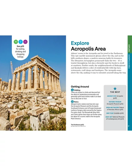 Athén Pocket útikönyv Lonely Planet (angol)