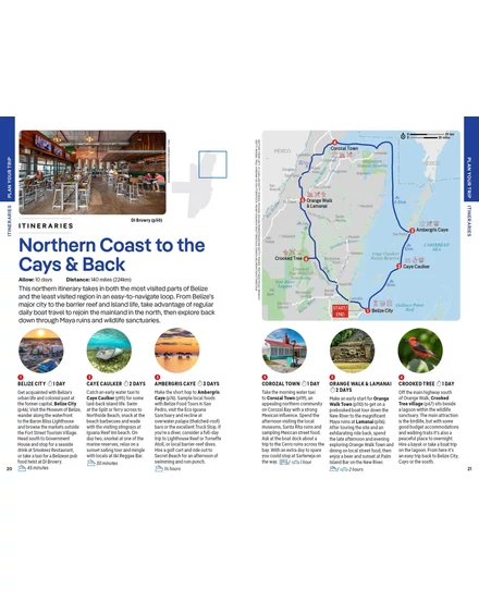 Belize útikönyv Lonely Planet (angol)