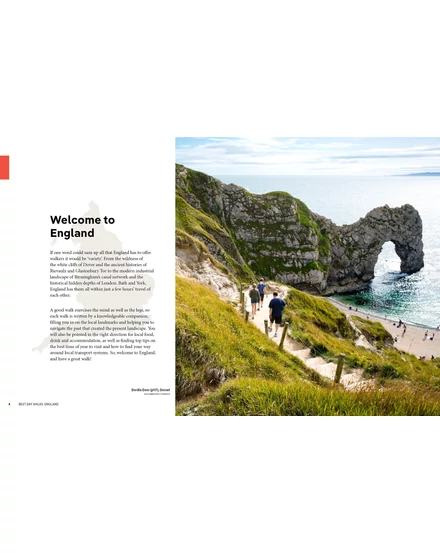Best Day Walks England útikönyv Lonely Planet (angol)