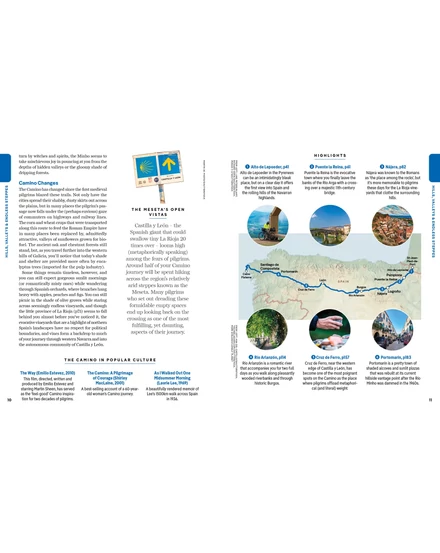 Camino de Santiago zarándokút útikönyv (angol) Lonely Planet