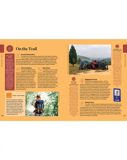 Camino de Santiago zarándokút útikönyv (angol) Lonely Planet