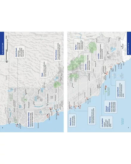 Kalifornia partvidéke útikönyv Lonely Planet (angol)