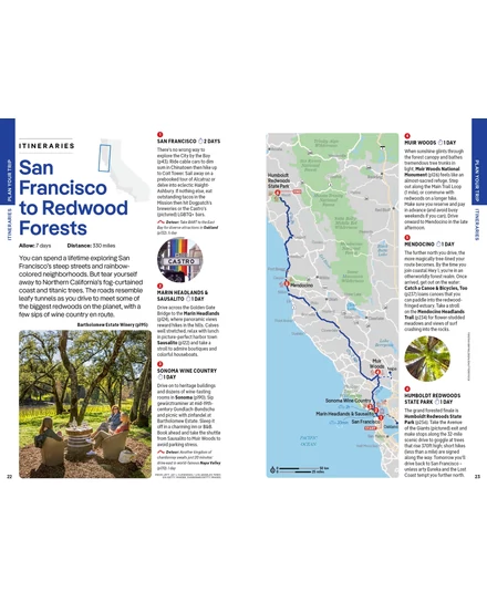 Kalifornia partvidéke útikönyv Lonely Planet (angol)