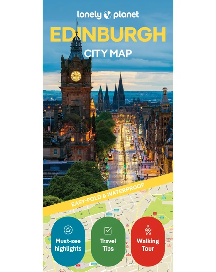 Edinburgh laminált térkép-9781787018266