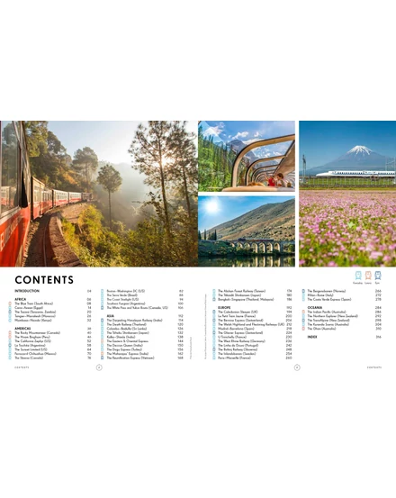 Epic Train Trips of the World útikönyv Lonely Planet (angol)