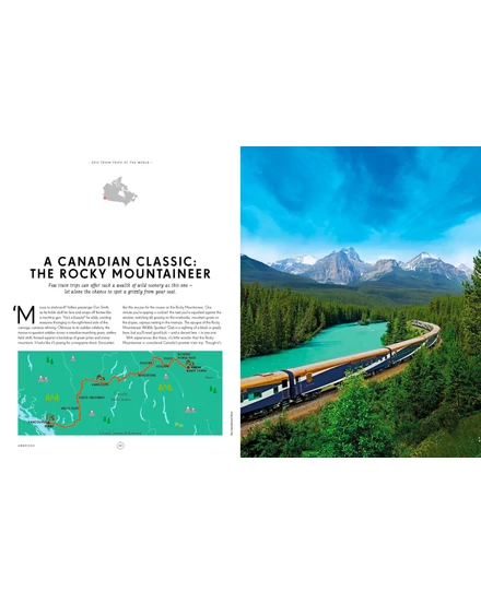 Epic Train Trips of the World útikönyv Lonely Planet (angol)
