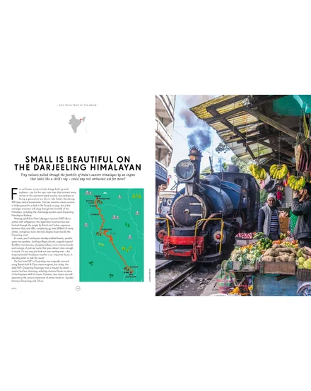 Epic Train Trips of the World útikönyv Lonely Planet (angol)