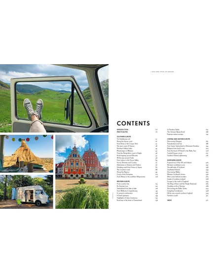 Epic Van Trips of Europe útikönyv Lonely Planet (angol)