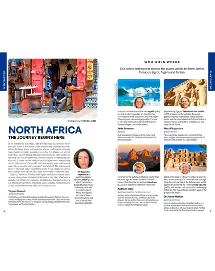 Észak-Afrika útikönyv Lonely Planet (angol)