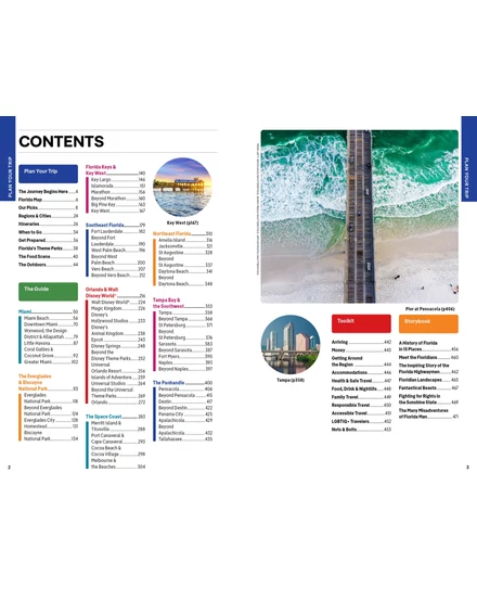 Florida útikönyv Lonely Planet (angol)