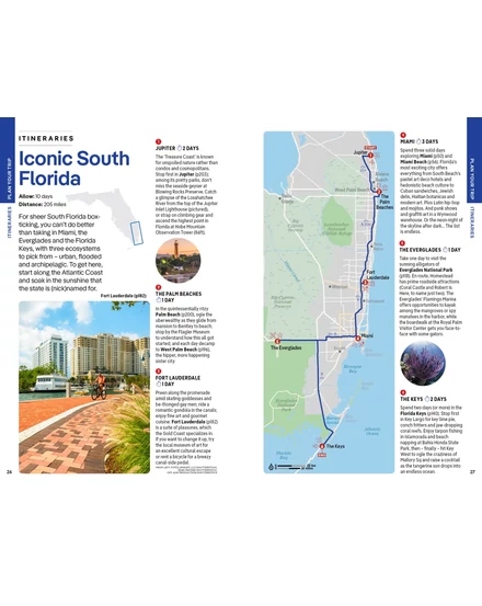 Florida útikönyv Lonely Planet (angol)