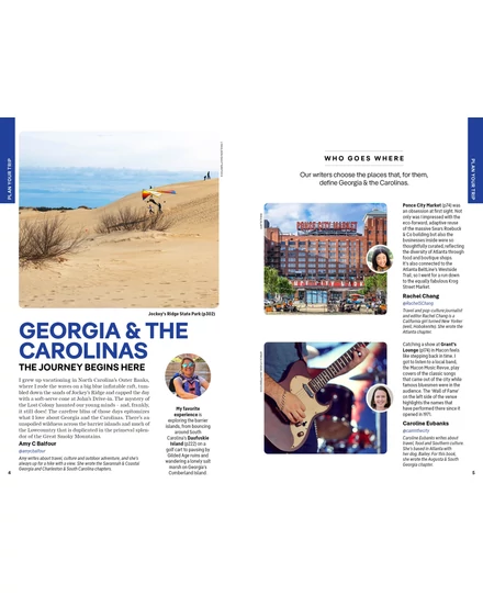 USA áll. Georgia/Carolina útikönyv Lonely Planet (angol)