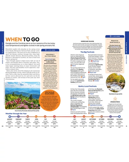 USA áll. Georgia/Carolina útikönyv Lonely Planet (angol)