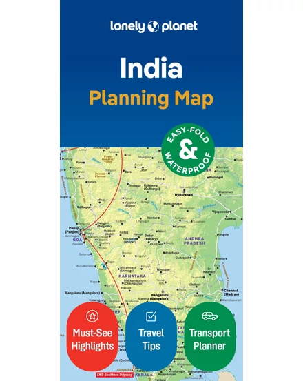 Cartographia India útvonaltervező térkép 9781787015791