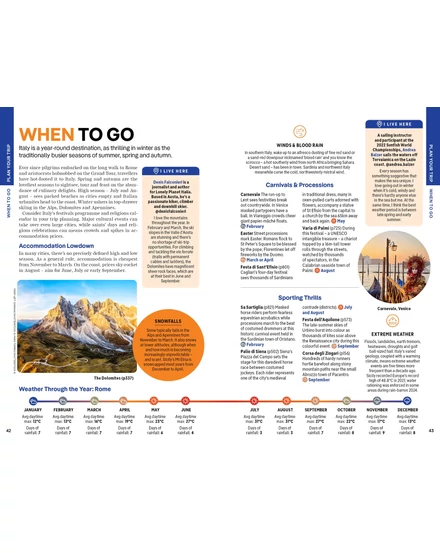 Olaszország útikönyv Lonely Planet (angol)