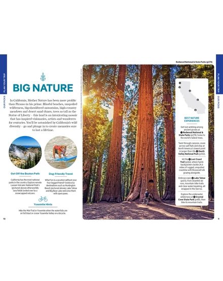 Kalifornia útikönyv Lonely Planet (angol)