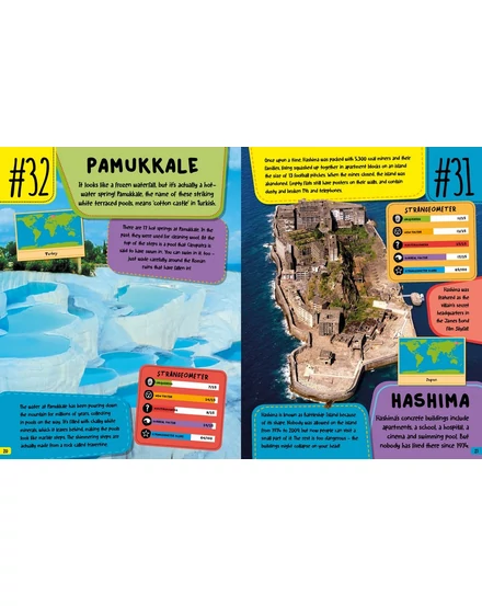 Cartographia-A világ legfurább helyei könyv gyerekeknek (World's Strangest Places) - Lonely Planet- 9781787012998
