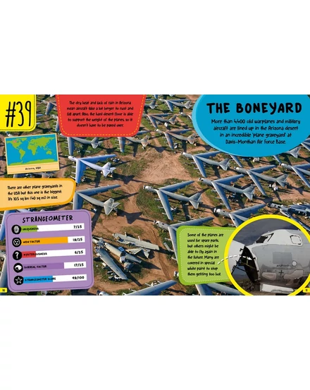 Cartographia-A világ legfurább helyei könyv gyerekeknek (World's Strangest Places) - Lonely Planet- 9781787012998