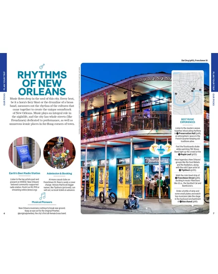 New Orleans útikönyv Lonely Planet (angol)