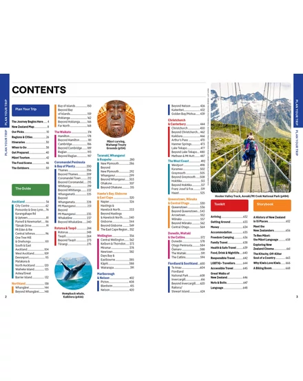 Új-Zéland útikönyv Lonely Planet (angol)