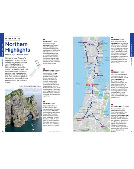 Új-Zéland útikönyv Lonely Planet (angol)