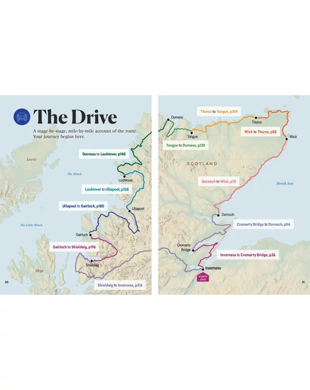 Skót felföld északi partvidék (Journey North Coast 500) útikönyv Lonely Planet (angol)