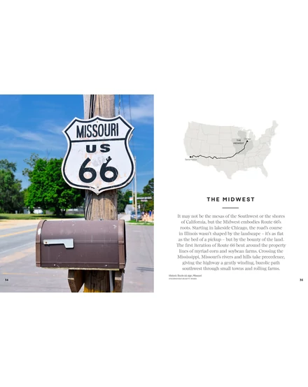 Journey Route 66 útikönyv Lonely Planet (angol)