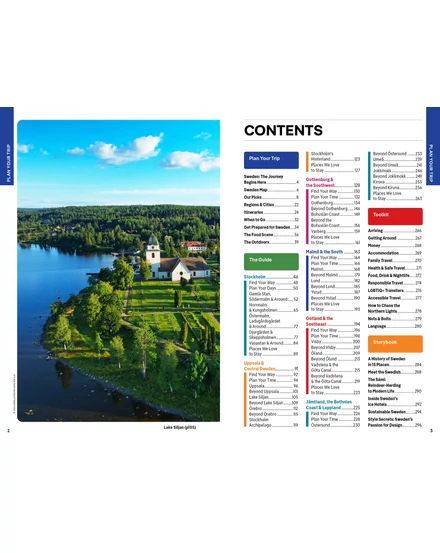 Svédország útikönyv Lonely Planet (angol)
