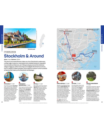 Svédország útikönyv Lonely Planet (angol)