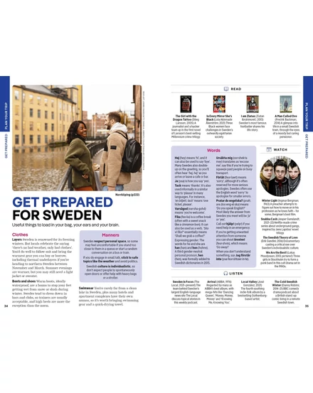 Svédország útikönyv Lonely Planet (angol)