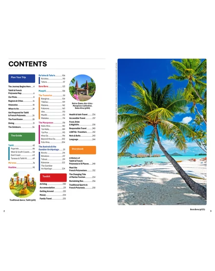 Tahiti és Francia Polinézia útikönyv Lonely Planet (angol)