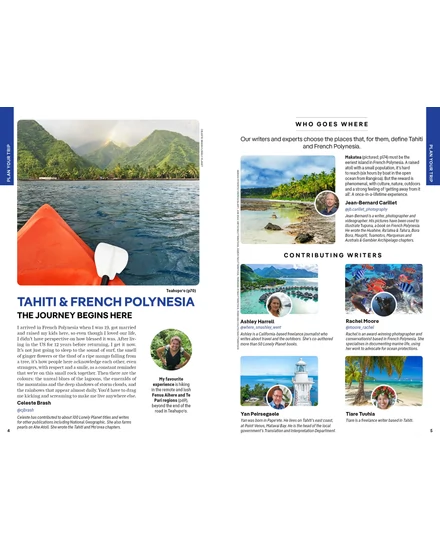 Tahiti és Francia Polinézia útikönyv Lonely Planet (angol)