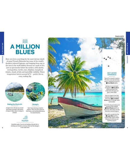 Tahiti és Francia Polinézia útikönyv Lonely Planet (angol)
