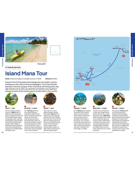 Tahiti és Francia Polinézia útikönyv Lonely Planet (angol)