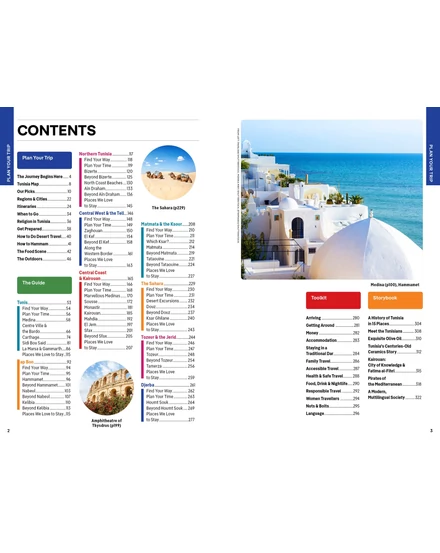 Tunézia útikönyv Lonely Planet (angol)