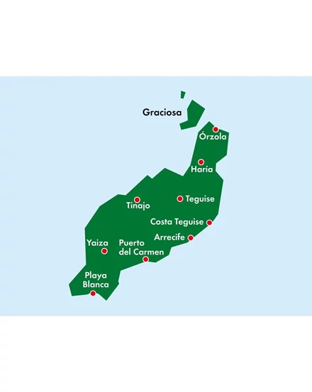 Cartographia Lanzarote autó- és szabadidőtérkép - Freytag- 9783707917567